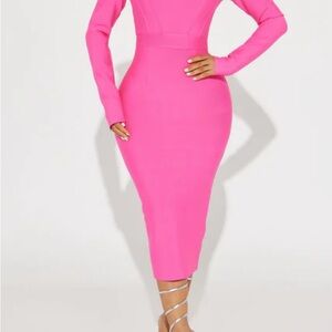 NWT Pink Bodycon Dress